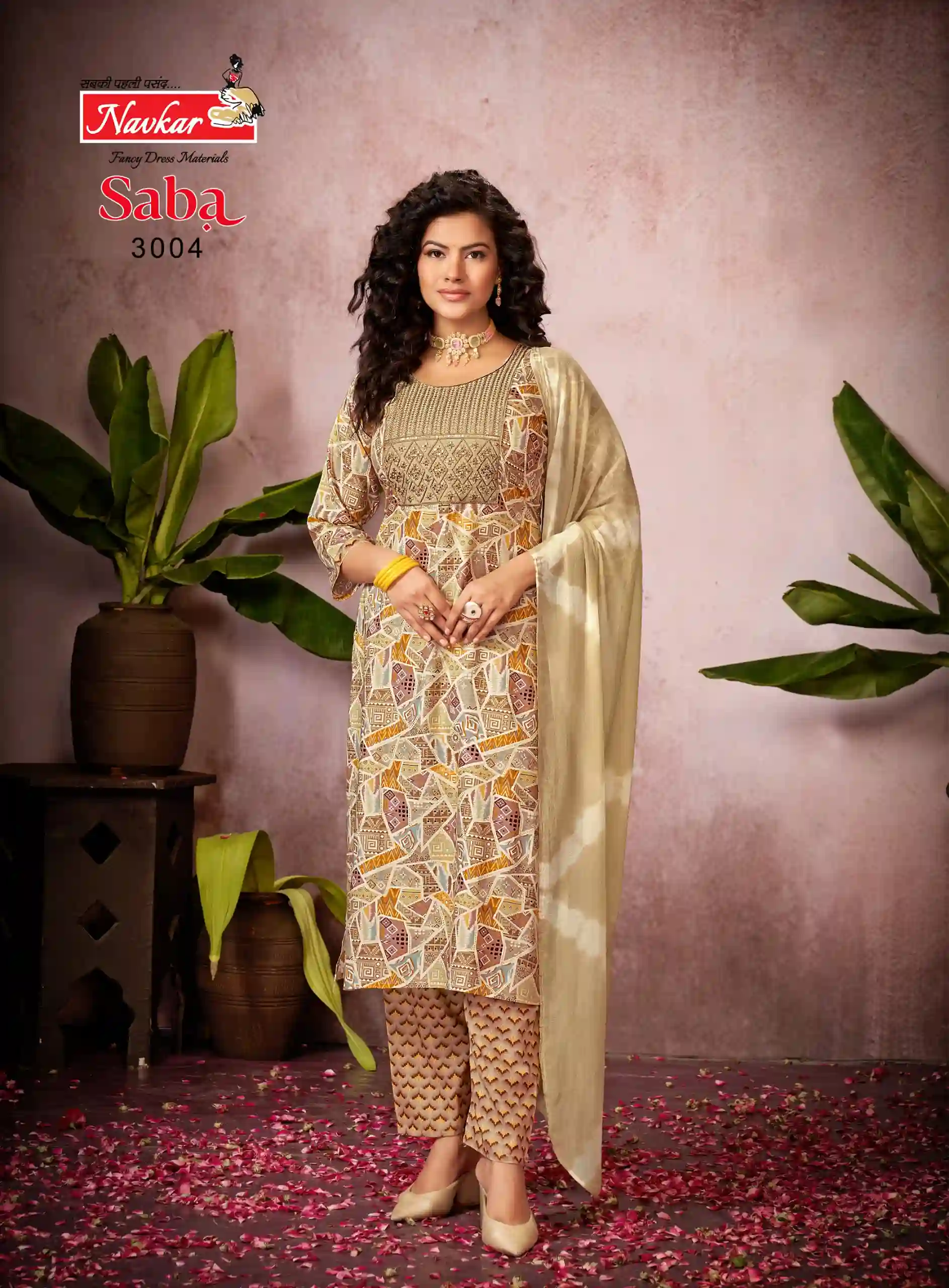 Taniksh Saba Vol 3 Rayon Foil Print Wholesale Readymade Salwar Suit Catalog — Wholesale Salwar Suits, MPA wholesale from Surat — view 5